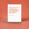 Teacher Thank You Card- "67"