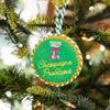 "Champagne Problems" Needlepoint Ornament