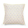 Seashell Blockprint Pillow Cover