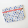 Monogrammed Weekender Tote- Blue Fish