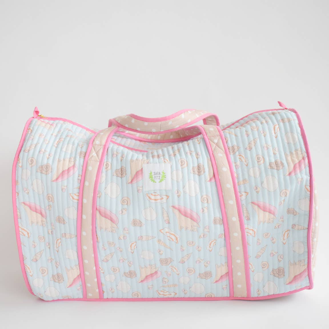 Monogrammed Weekender Tote- Shells