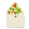 Letterpress Notecard Set- Strawberry