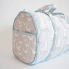 Monogrammed Weekender Tote- Sailboats