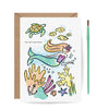 Paint With Water Card - Mermaid