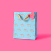 Blue Floral Gift Bag
