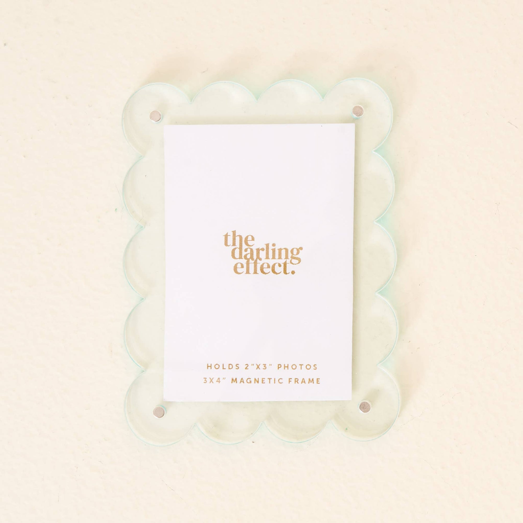 Mini Acrylic Magnet Frame- Pale Blue