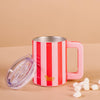 14oz Insulated Mug- Peppermint Stripes