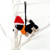 Knit Puppy Ornament