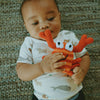 Knit Red Crab Rattle