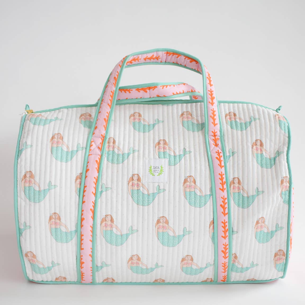 Monogrammed Weekender Tote- Mermaid