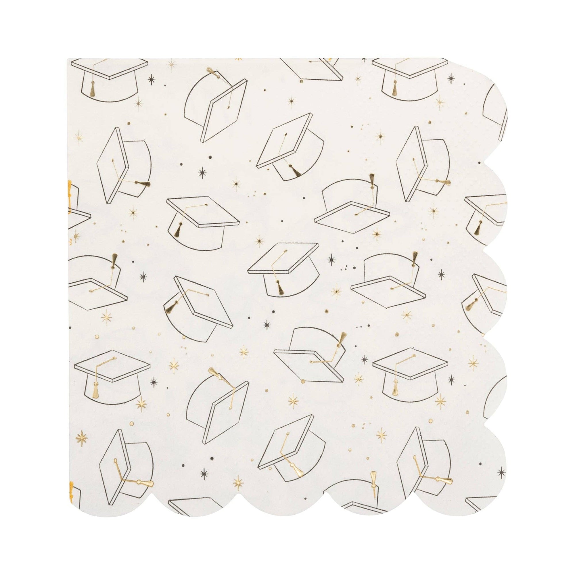 Graduation Cap Cocktail Napkins