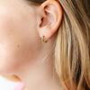 Star Huggie Earrings