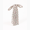 Organic Cotton Floral Wine Bag