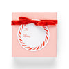 Letterpress Gift Tags- Candy Cane