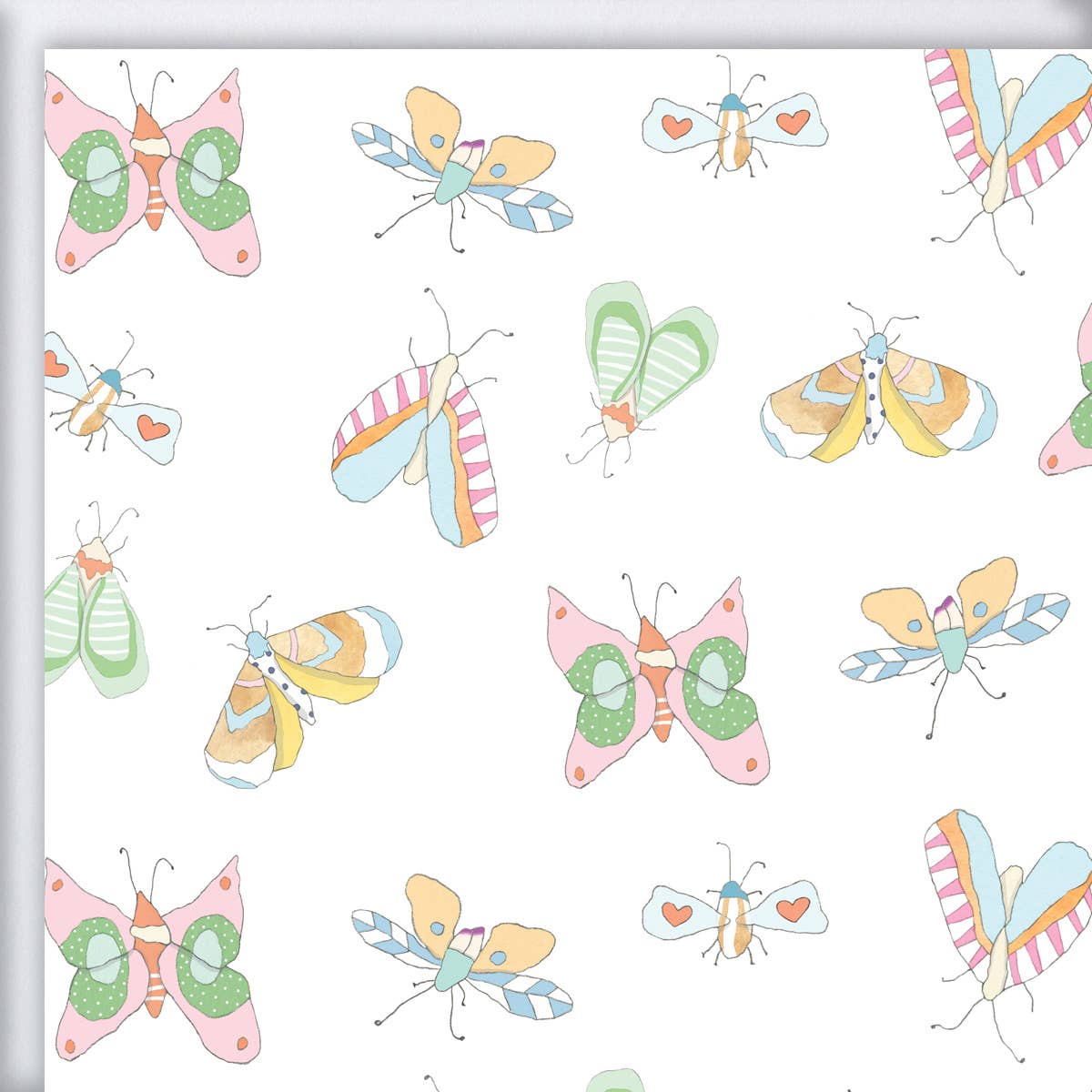 Butterflies Wrapping Sheets (S/3 Sheets)