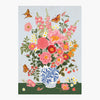 Linen Tea Towel- Garden Vase