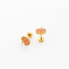 Pumpkin Stud Earrings