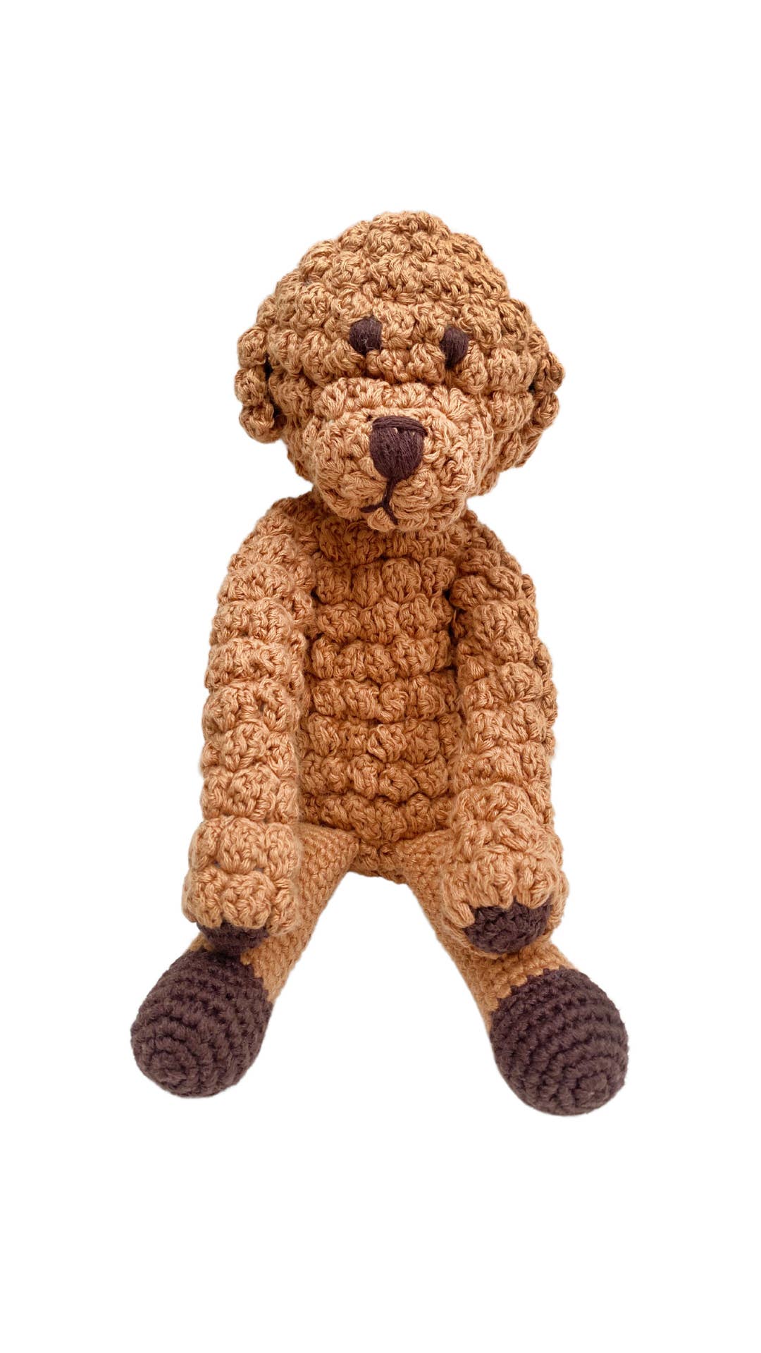 Knit Goldendoodle Stuffed Animal