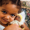 Knit Angel Rattle- Cream