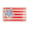 American Flag Bamboo Serving Tray Set