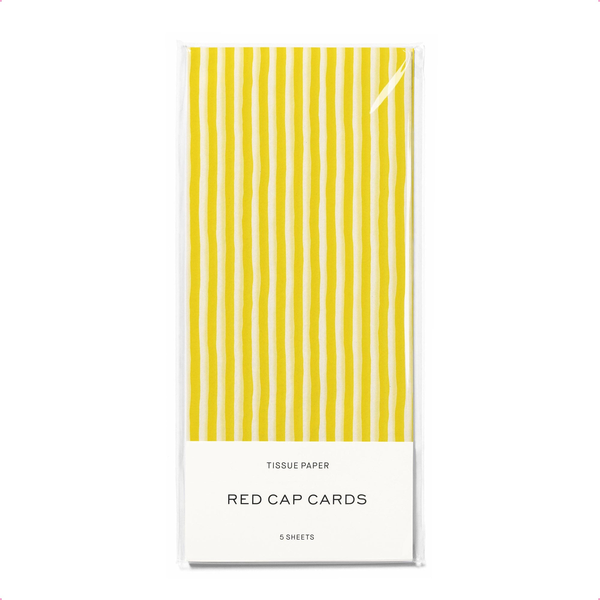 Yellow Stripe Tissue Paper Pack