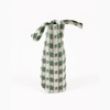 Organic Cotton Gingham Wine Bag