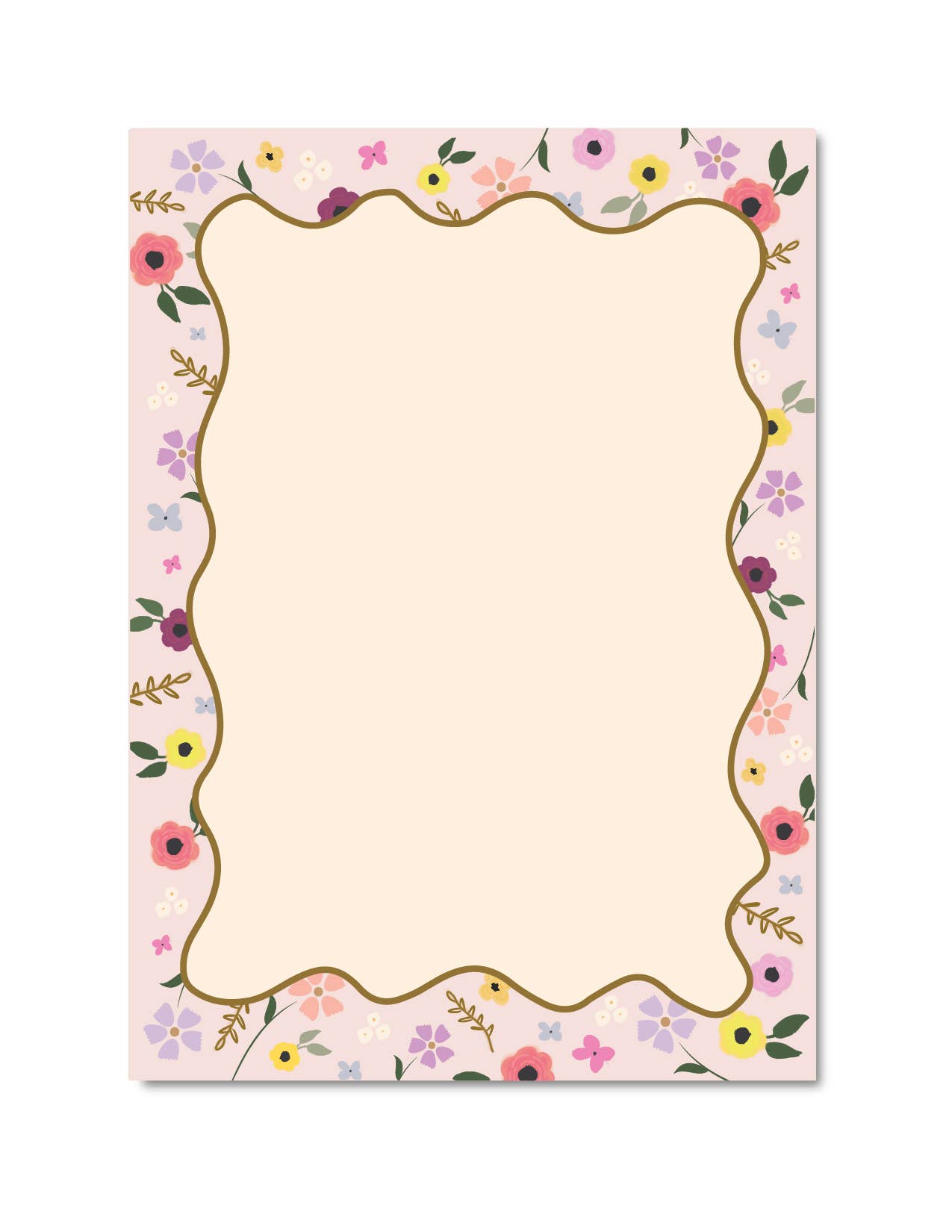 Floral 5x7 Notepad