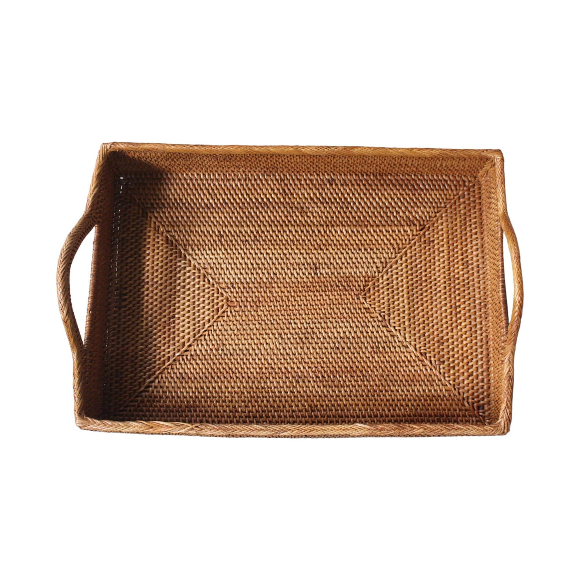 Rattan Rectangle Serving Tray