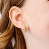 Stars and Stripes Hoop Earrings