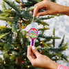 Needlepoint Ornament- Pickleball Racket