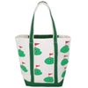 Medium "Go for the Green" Canvas Tote Bag