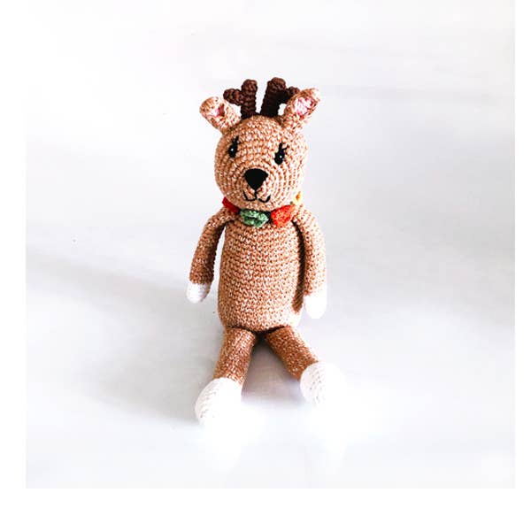 Knit Woodland Deer Stuffed Animal