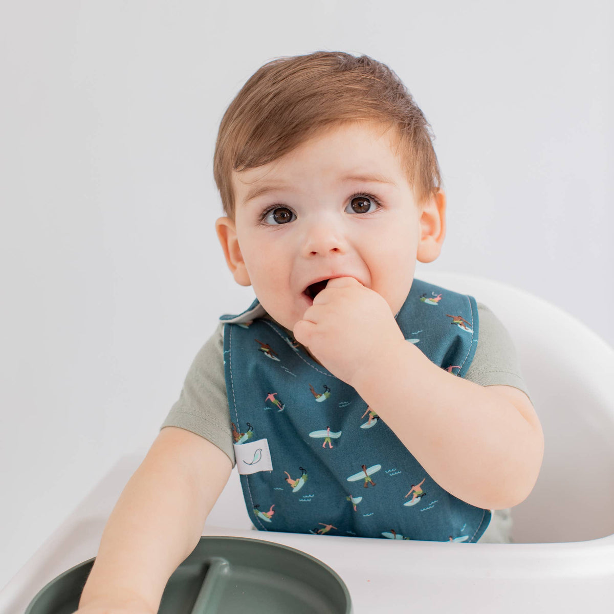 Charlie Snaps Charlie Snap Bib - Surfers – Stitch-Able