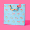 Blue Floral Gift Bag