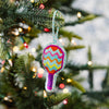 Needlepoint Ornament- Pickleball Racket