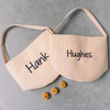 Monogrammed Orange Gingham Halloween Tote