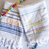 Monogrammed Turkish Towel