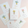 Floral Bouquet Milestone Cards