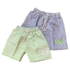 Boys Monogrammed Seersucker Swim Trunks