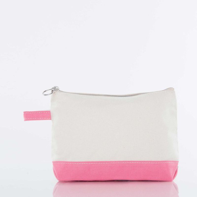 Monogrammed Canvas Accessory Pouch