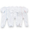 Monogrammed Picot Trim Footie