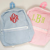 Kids Medium Monogrammed Backpack