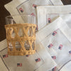 Embroidered Patriotic Cocktail Napkins