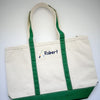 Monogrammed Medium Boat Tote