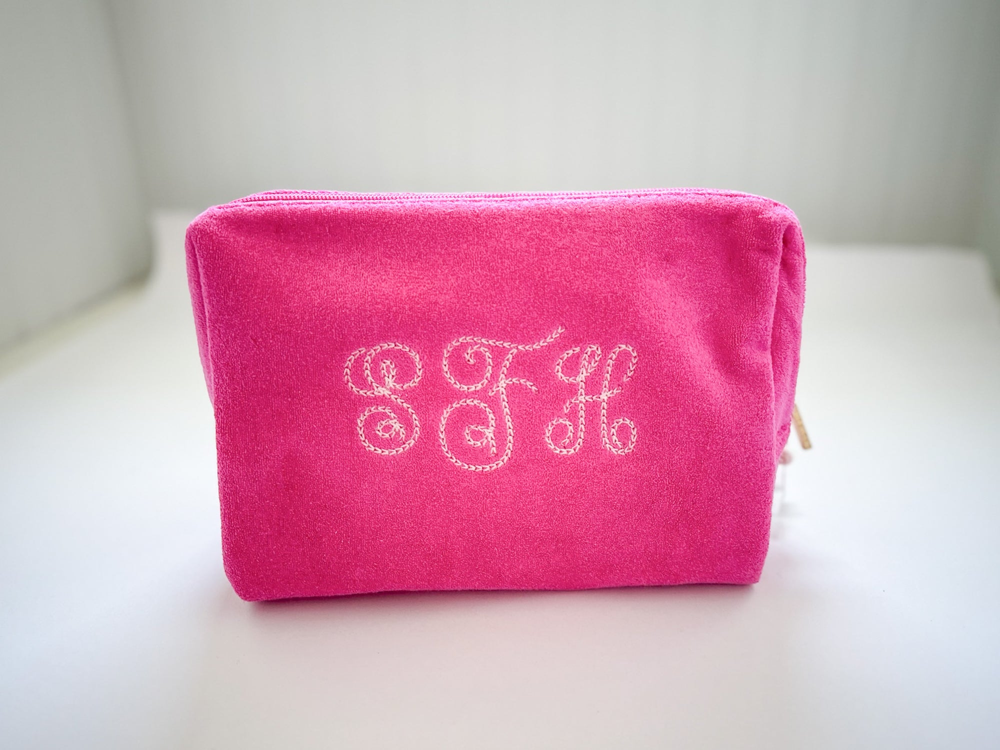 Monogrammed Sol Cosmetic Bag