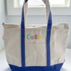 Monogrammed Medium Boat Tote