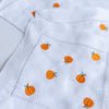 Embroidered Pumpkin Cocktail Napkins