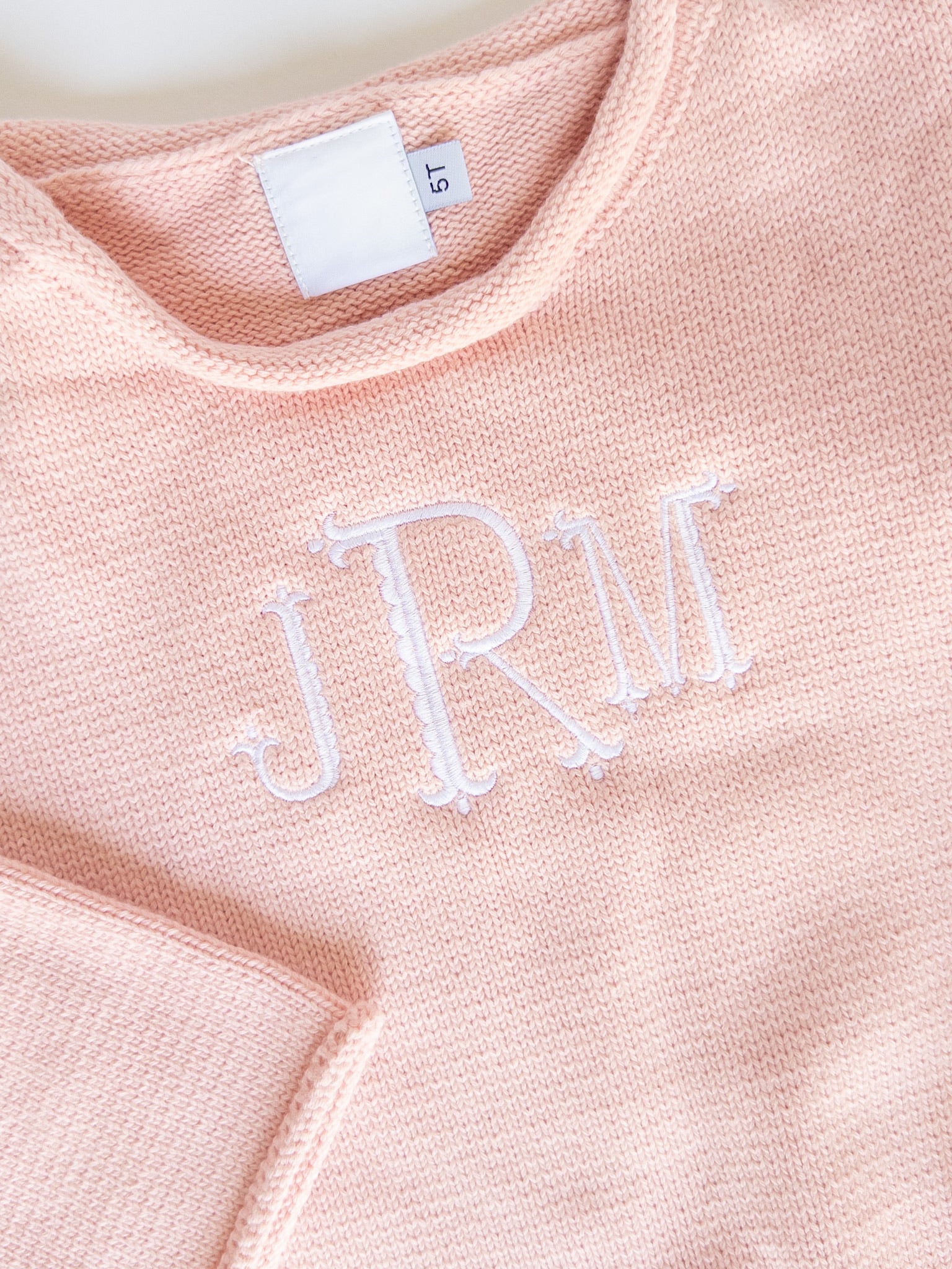 Monogrammed Toddler Rollneck Sweater