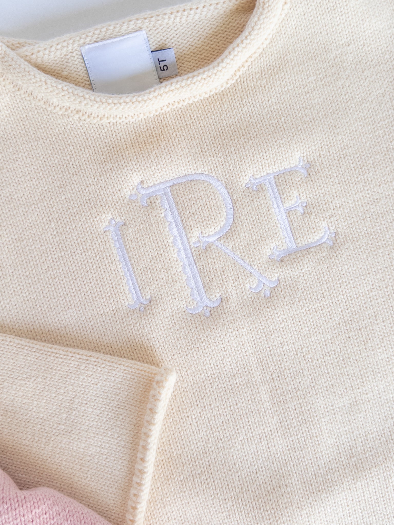 Monogrammed Toddler Rollneck Sweater