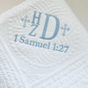 Monogrammed Baby Quilt